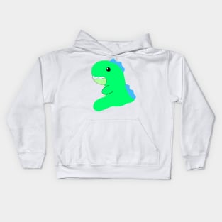 Green Dino Kids Hoodie